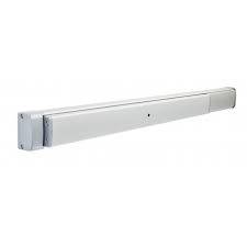 Dummy Touch Bar Device, Smooth Surface, Request to Exit Switch, Satin Aluminum Clear Anodized